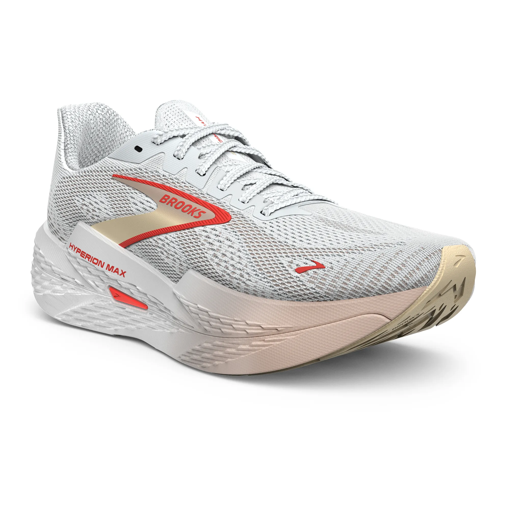 Brooks Women's Hyperion Max 2 173 White/Peach/Coral