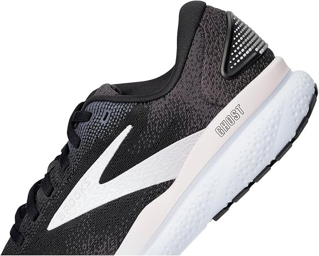 Brooks Women's Ghost 16 077 Black/White/Orchid Ice