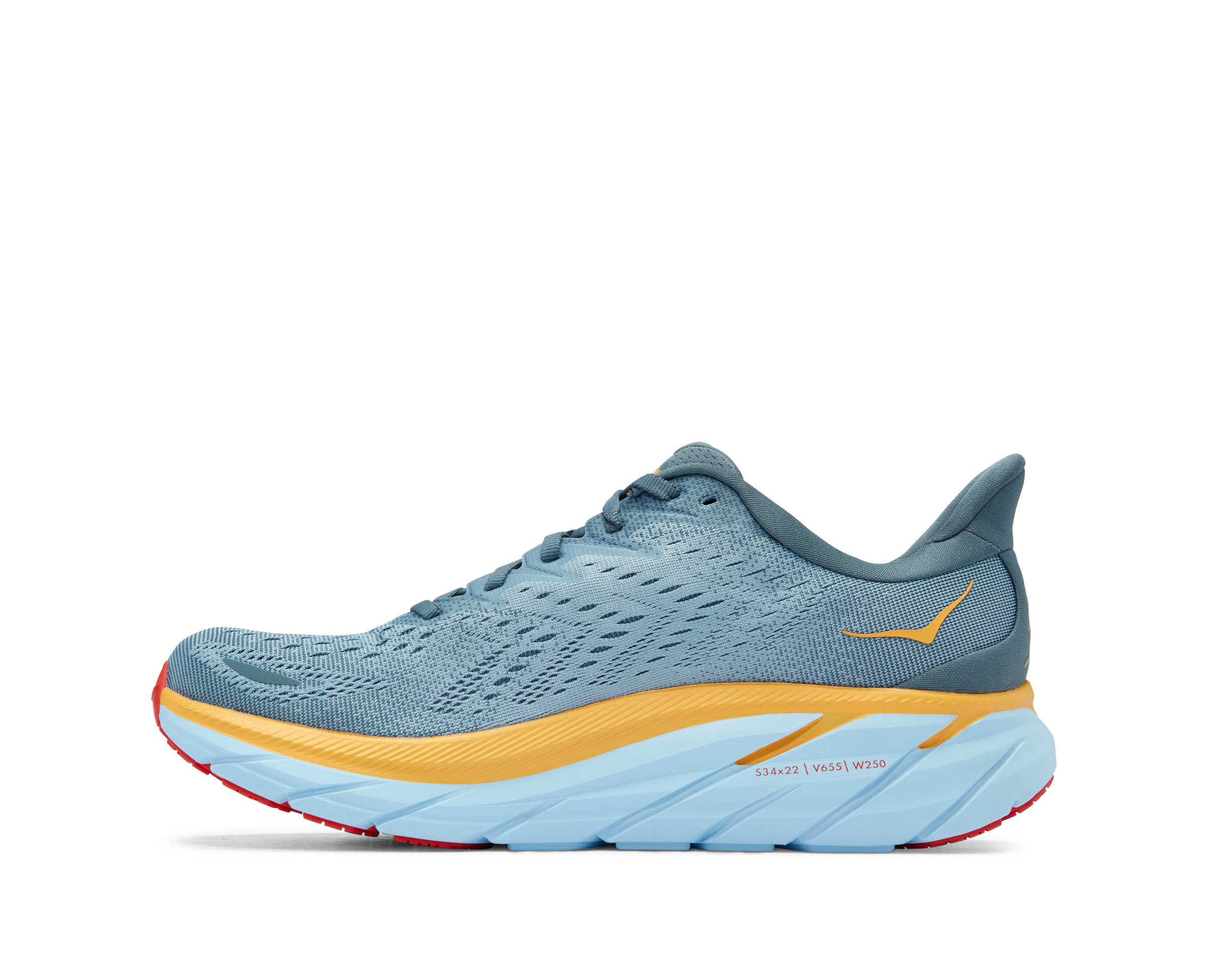HOKA ONE ONE Clifton 8 Goblin Blue Mountain Spring
Size 9 1/2
1119393-GBMS B21 Hoka One One Mens Clifton 8 1119393 BCBT Blue Running Shoes  main image 4