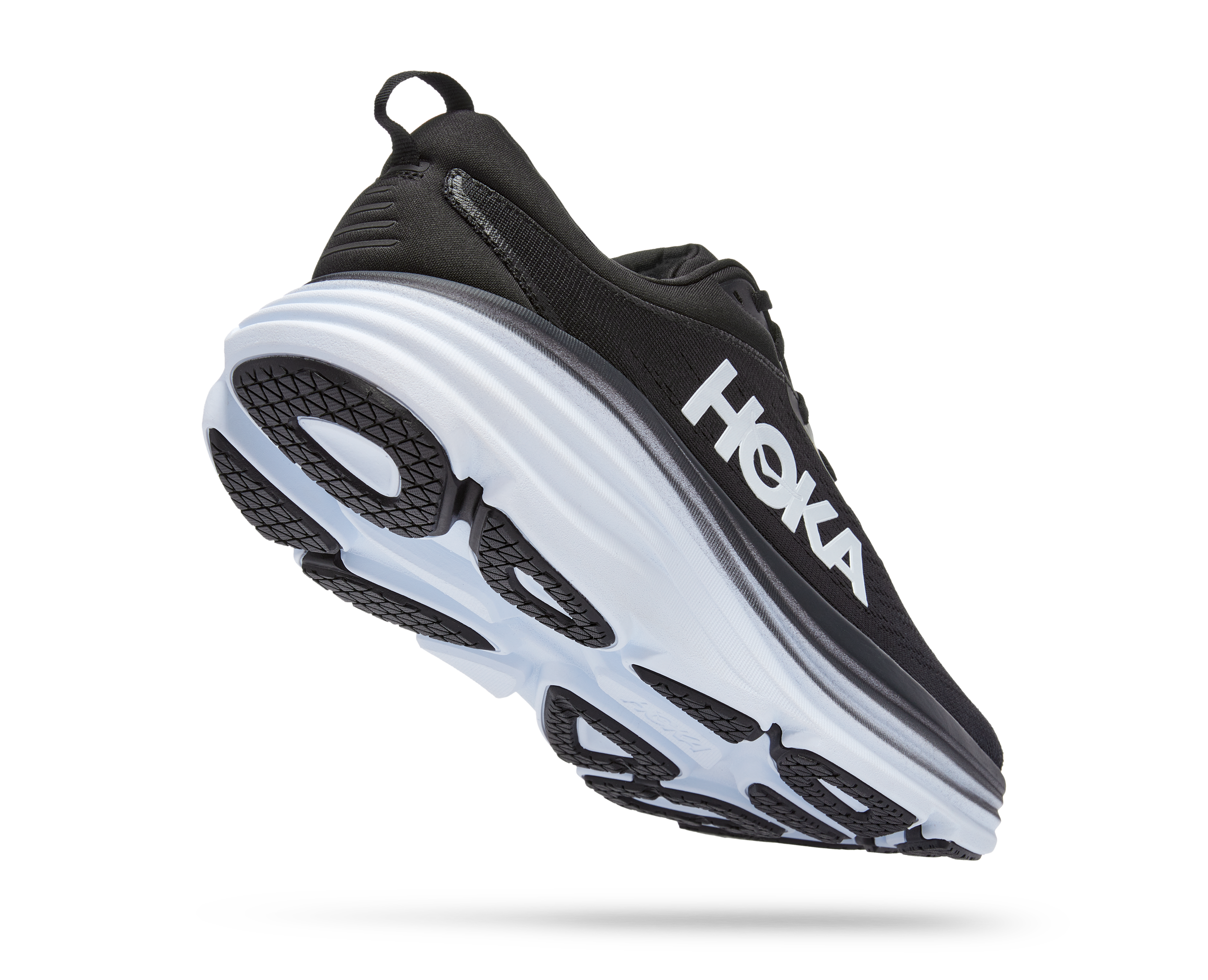 Hoka One One Men\'s Bondi B3LS‎ Sneakers BLACK WHITE NWOB $200 Hoka One One Men main image 4