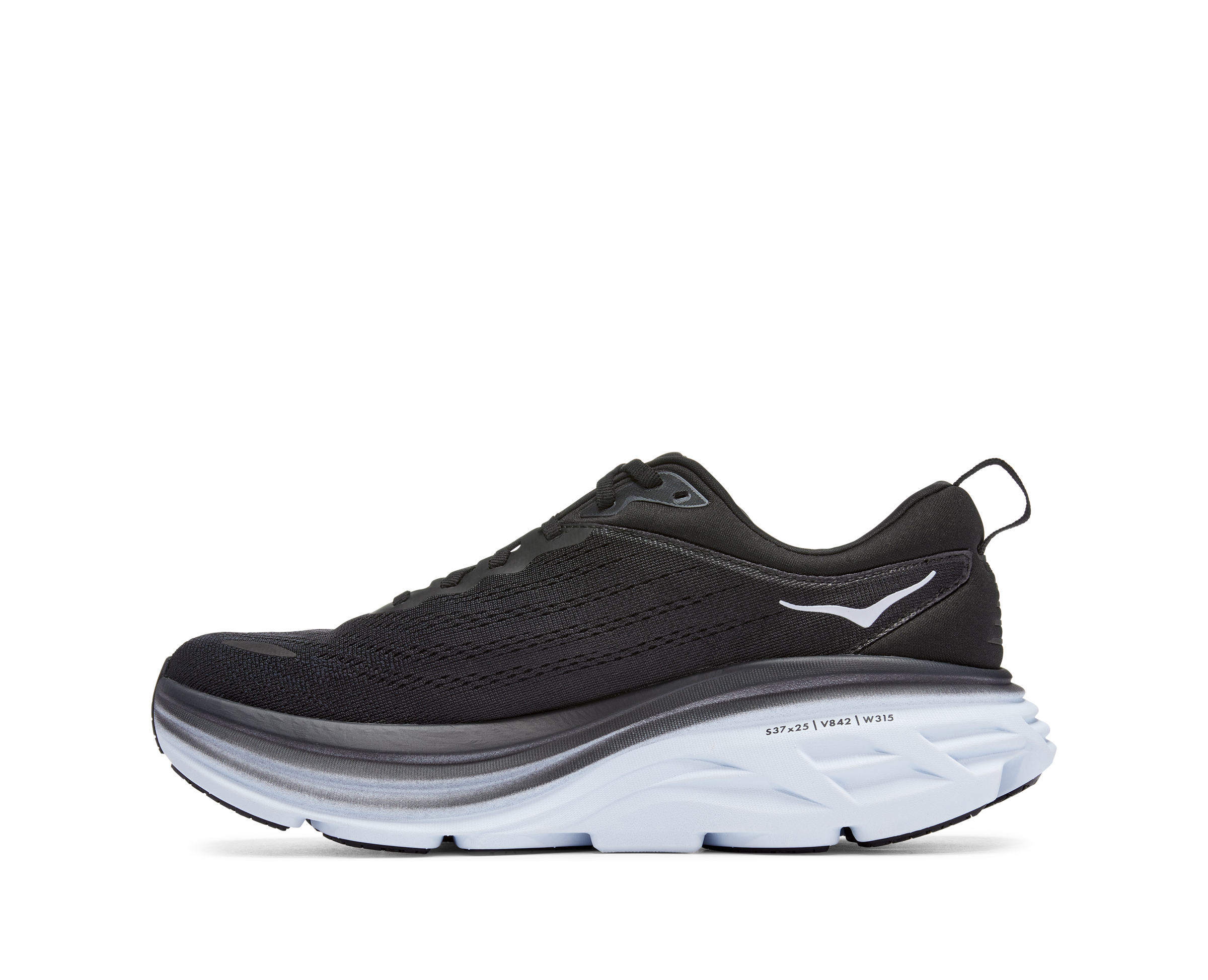 Hoka Men's BONDI 8 BWHT Black/White