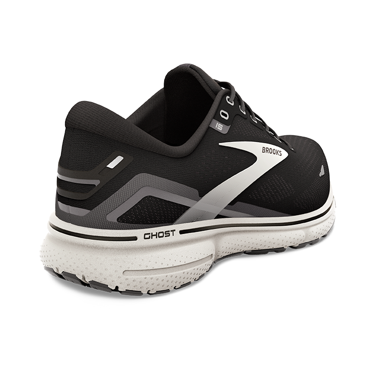 Brooks Women's Ghost 15 012 Black/BlackenedPearl/White