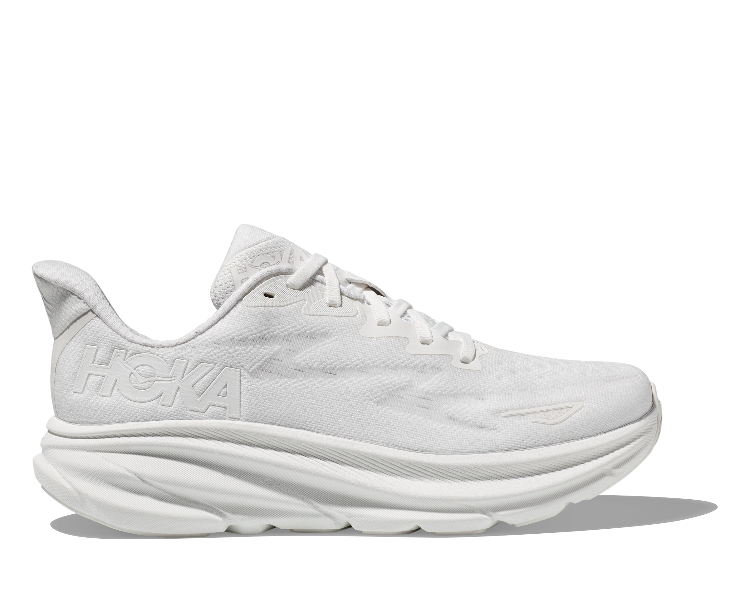 HOKA CLIFTON 9 ホワイト スニーカー Hoka Women's CLIFTON 9 WWH White/White
