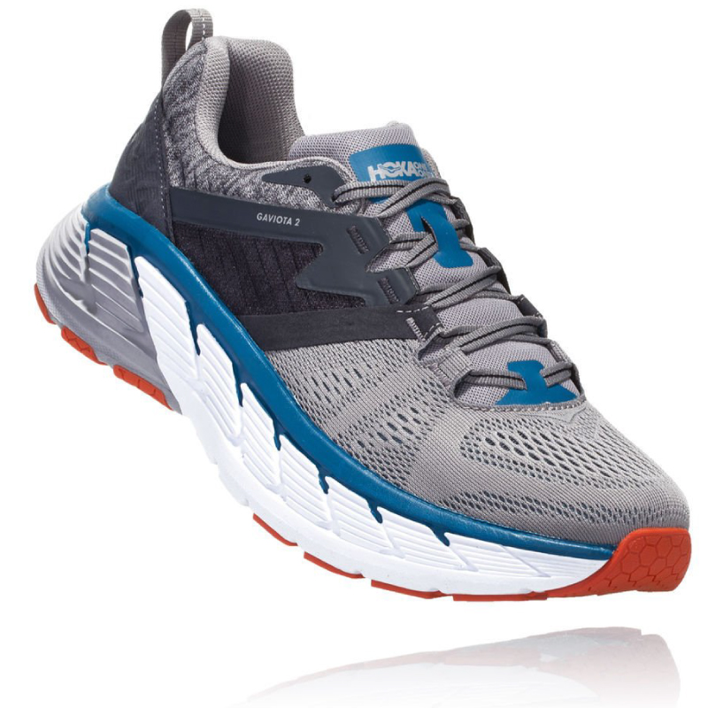 Hoka One One Gaviota 2 Low Top Running Shoes‎ Gray 1099629-FGSR Mens Size 11 US Hoka One One Mens Gaviota 2 1099629 LATH Grey Running Shoes  main image 3