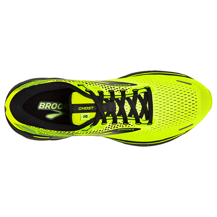 Brooks Ghost 14 Mens Running Shoes Black Yellow Sz 11.5 Brooks Ghost 14 Mens Running Shoes Sz 11.5 11 1/2 | eBay main image 3
