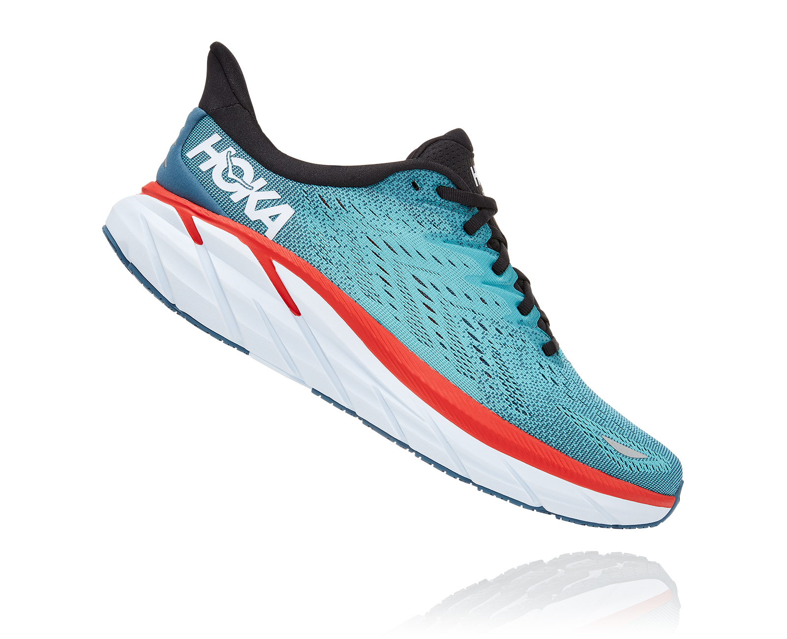HOKA Clifton 8 Running Shoes Mens Size 11 Blue Green One One Hoka One One Men main image 2