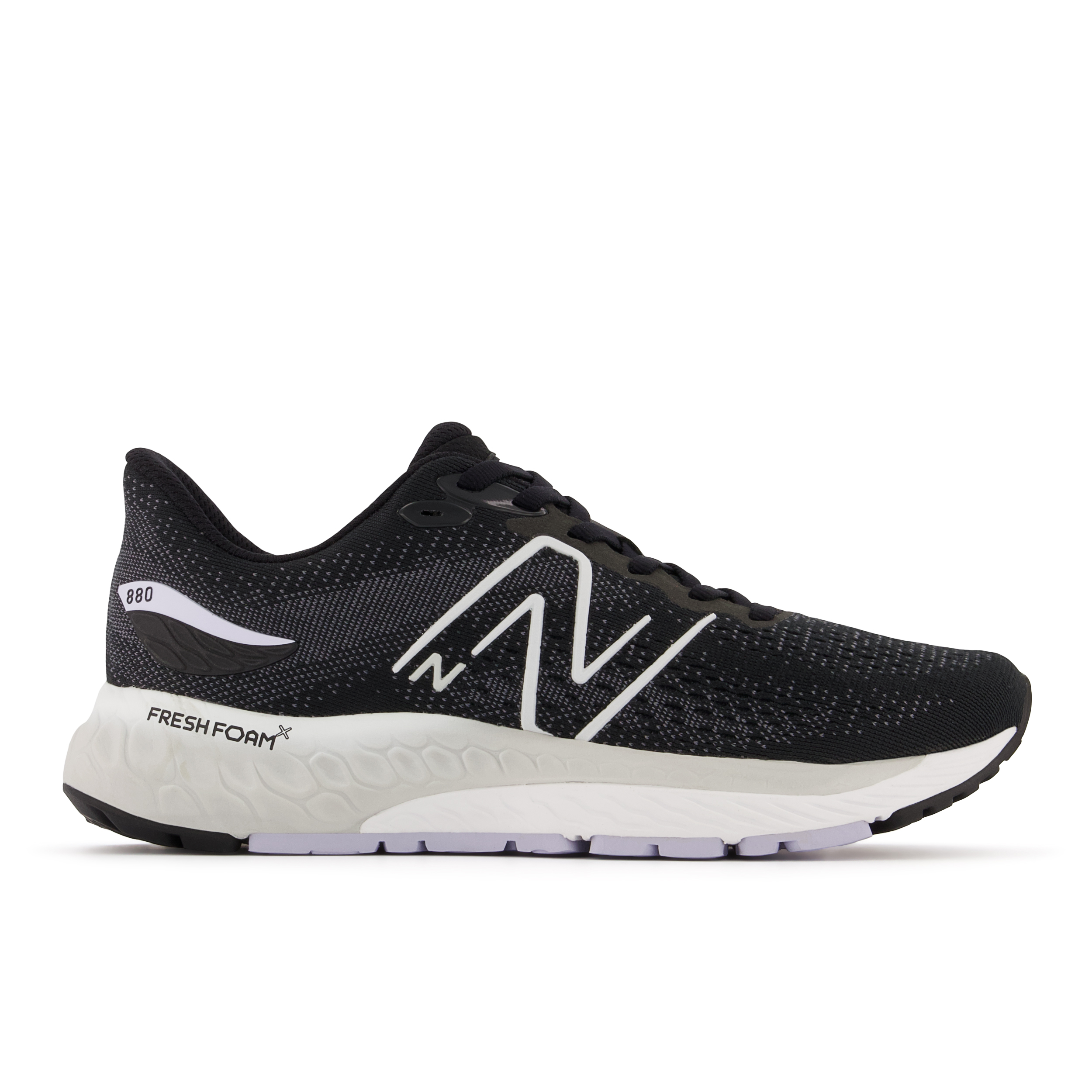 New Balance Women's W880v12 B Black/VioletHaze/Steel