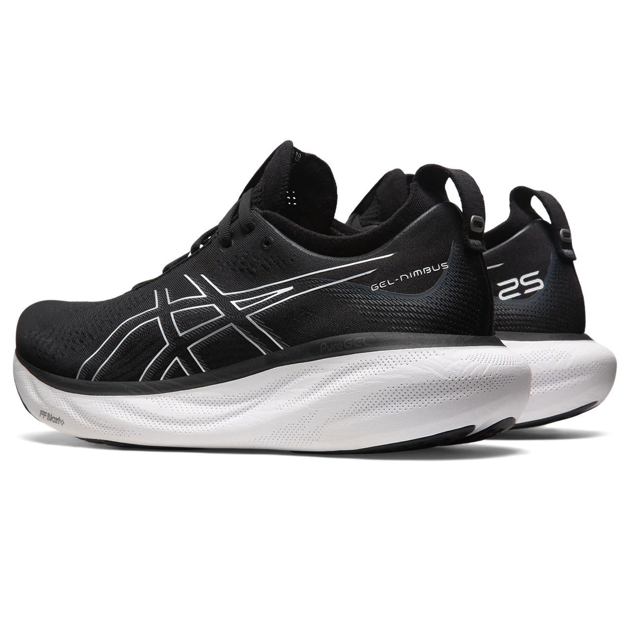 Asics Men's GEL-NIMBUS 25 001 Black/PureSilver