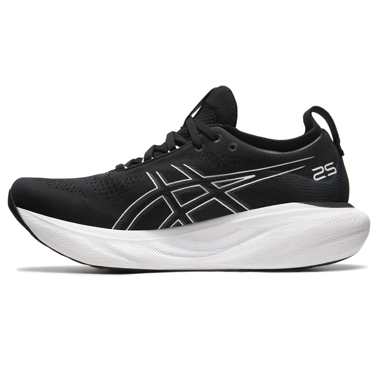Asics Men's GEL-NIMBUS 25 001 Black/PureSilver