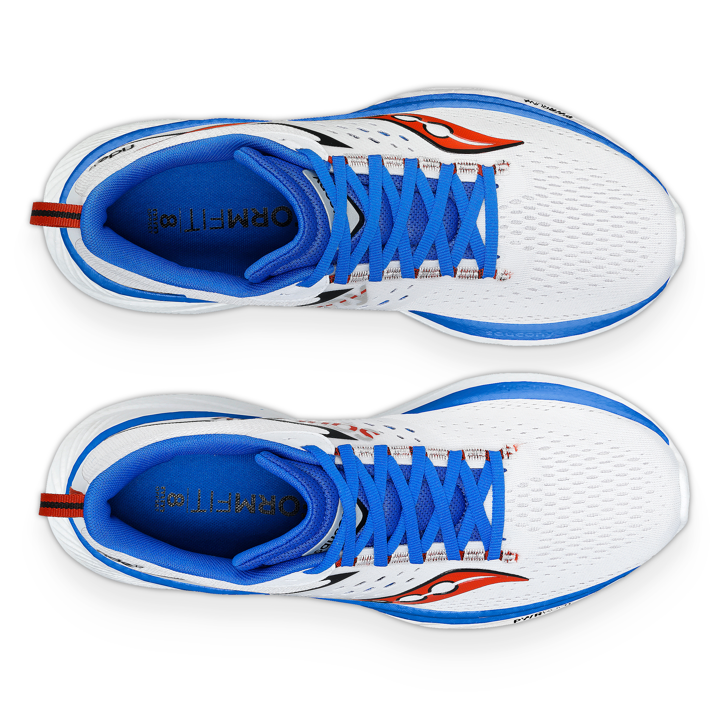 Saucony Men's RIDE 17 105 White/Cobalt