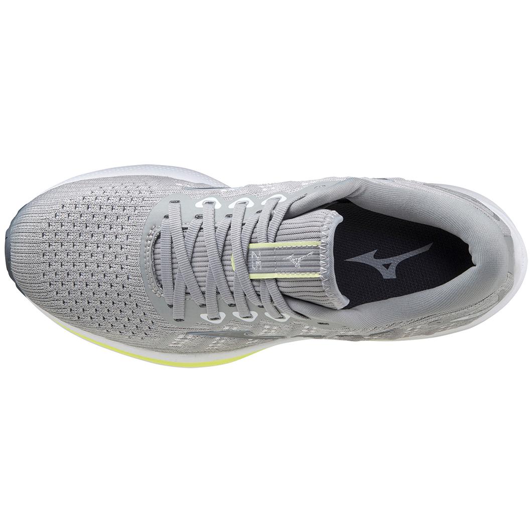 Mizuno スパイクシューズ 25.0 Mizuno Women's Wave Rider 25 Waveknit HM73 HARBOR MIST/SILVER