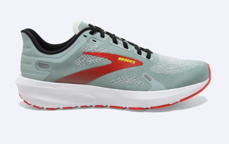 Brooks Men's Launch 9 413 Blue Surf/Black/Cherry Tomato