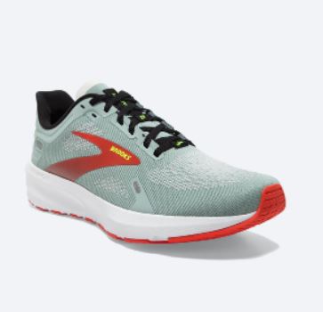 Brooks Men's Launch 9 413 Blue Surf/Black/Cherry Tomato