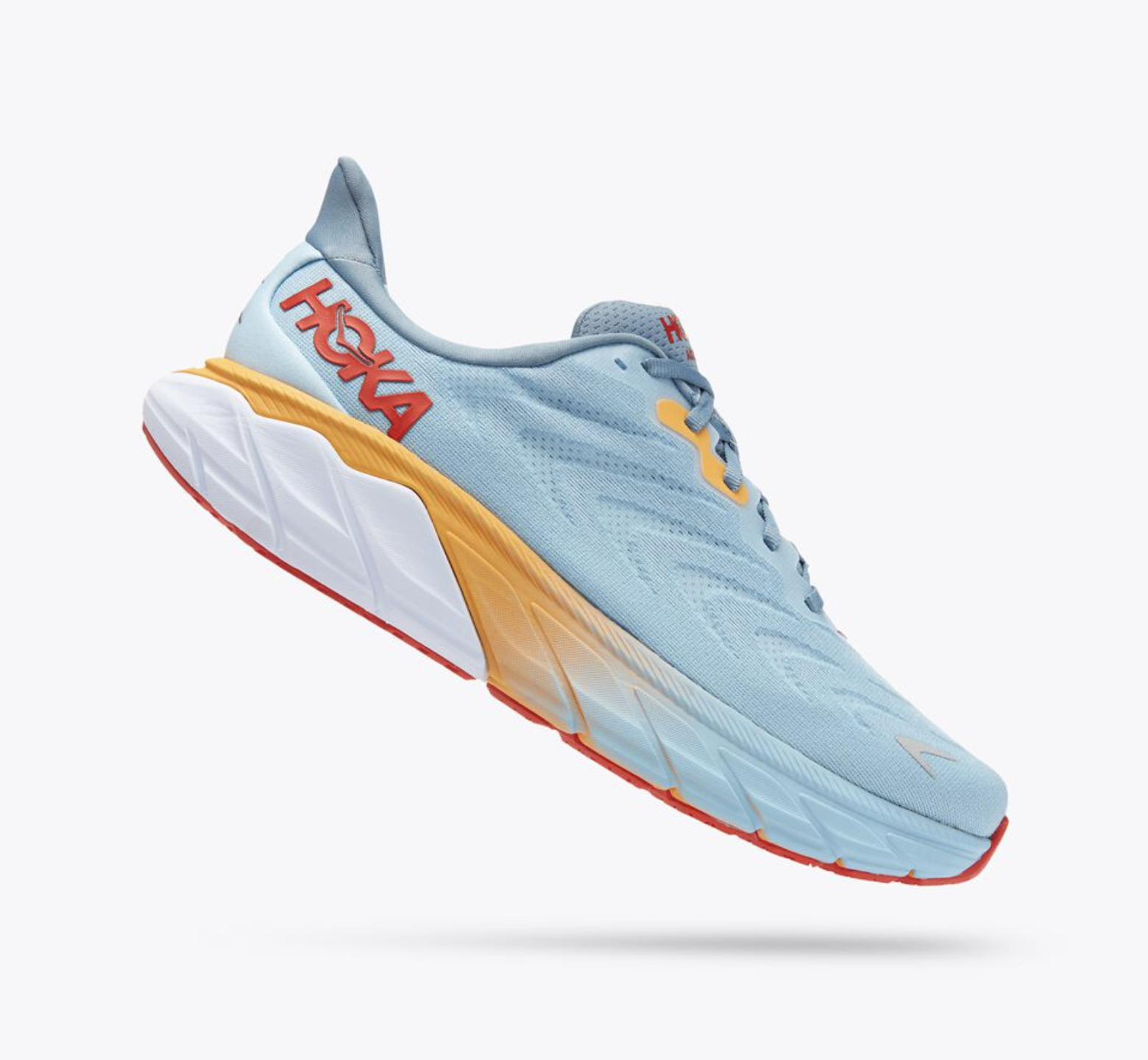 Men’s Arahi 6 Hoka Dynamic Red and Yellow Sneakers size 12D Hoka Men main image 2