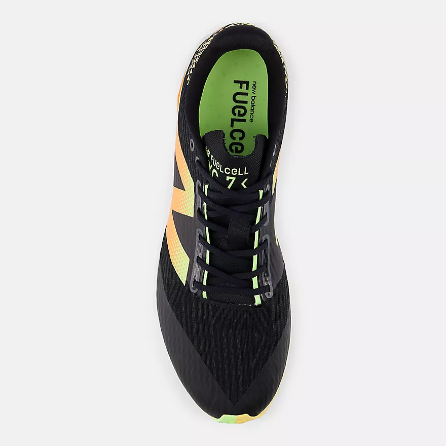 New Balance UNISEX XC Seven v5 LB Black/BleachedLimeGlo/HotMango