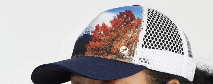 Oiselle OISELLE Runner Trucker Hat Silverthorne Mountains