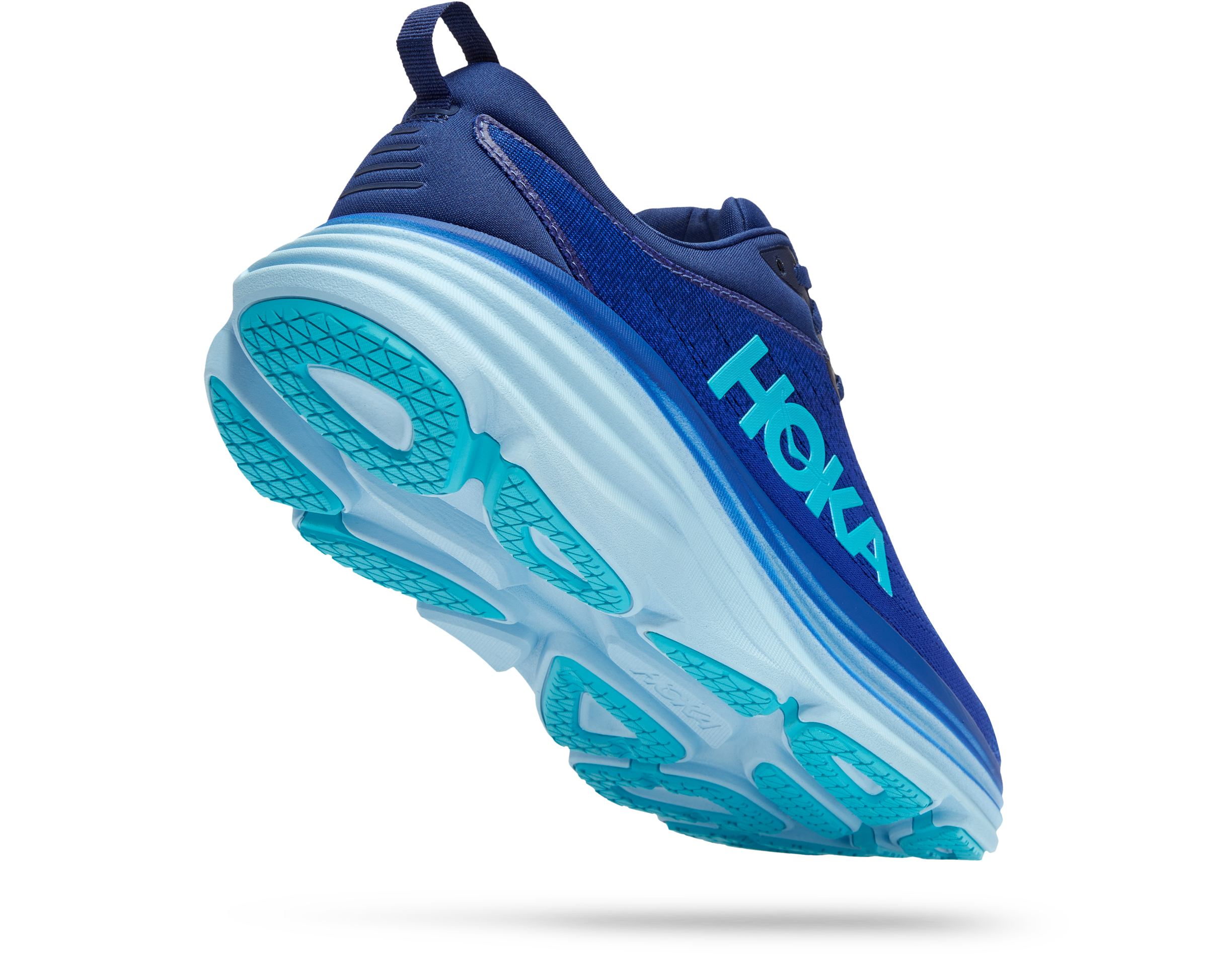 Hoka Men\'s Bondi 8 Running Shoes - Blue and Teal HOKA Men main image 2