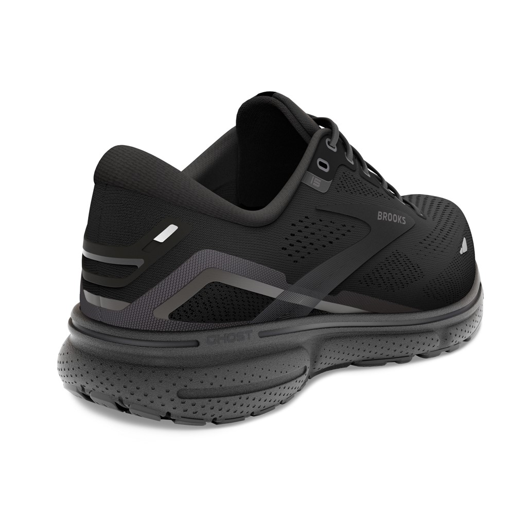 Brooks Men's Ghost 15 020 Black/Black/Ebony