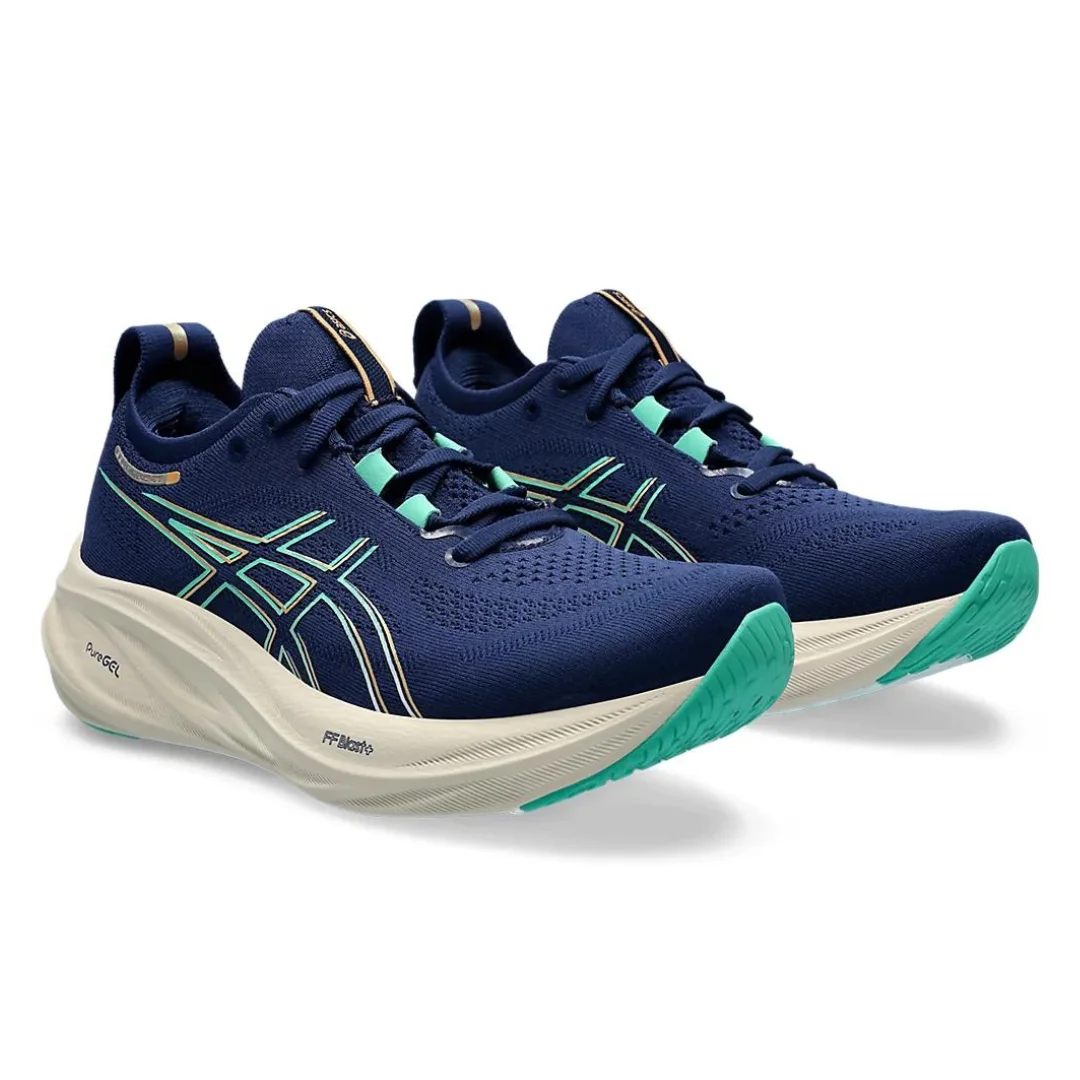 Asics Women's GEL-NIMBUS 26 400 BlueExpanse/AuroraGreen