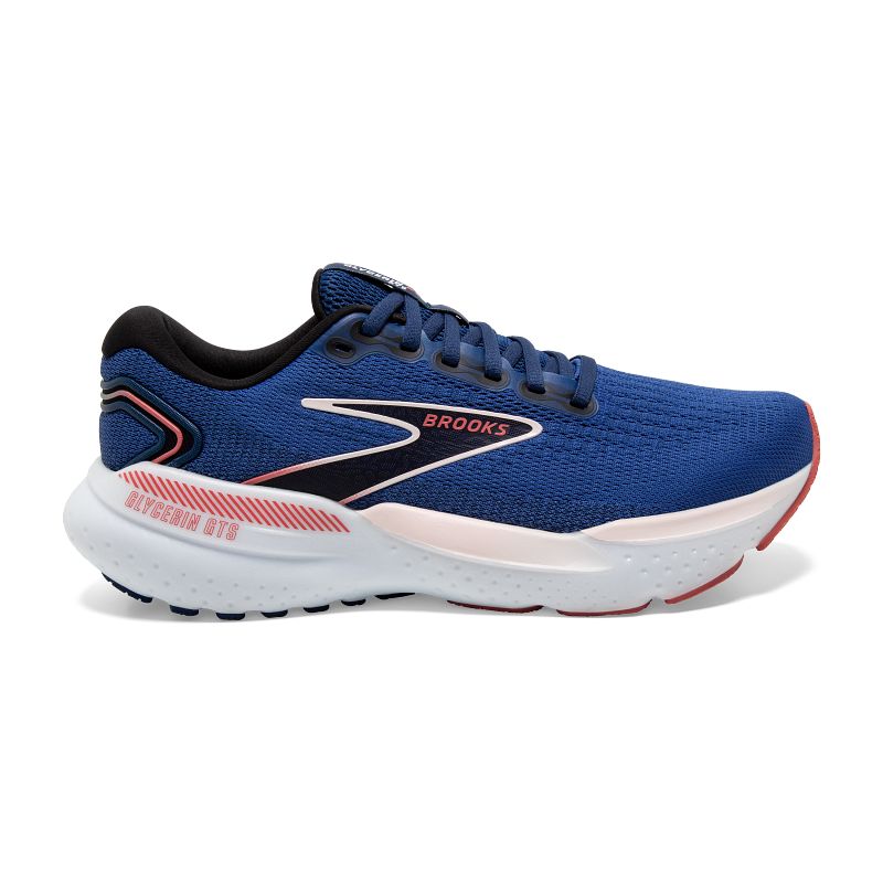 Brooks Glycerin GTS 21 Mens Running Shoes Blue Orange Size 12 D pristine cons Brooks Glycerin 21 Review (includes Glycerin GTS 21  main image 4