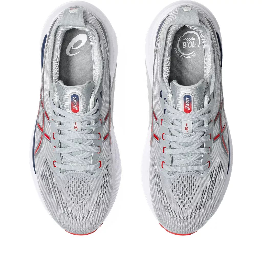 Asics Men's GEL-KAYANO 31 021 PiedmontGrey/FieryRed
