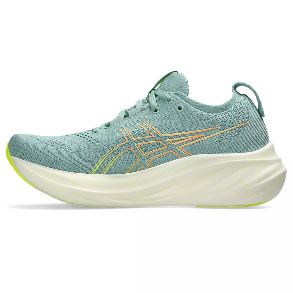 Asics Women's GEL-NIMBUS 26 301 LightCeladon/SafetyYellow
