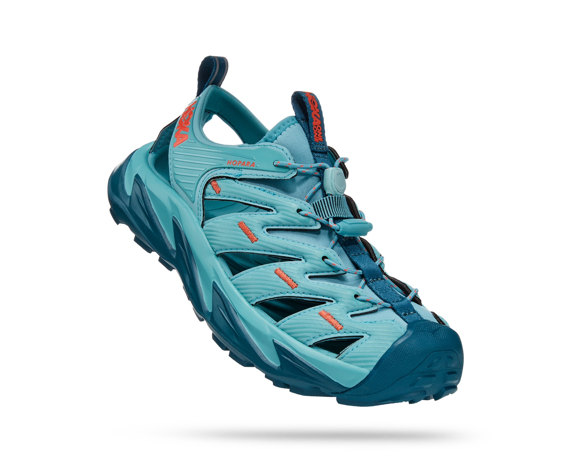 Hoka Women's HOPARA CSBCR COASTAL SHADE/BLUE CORAL