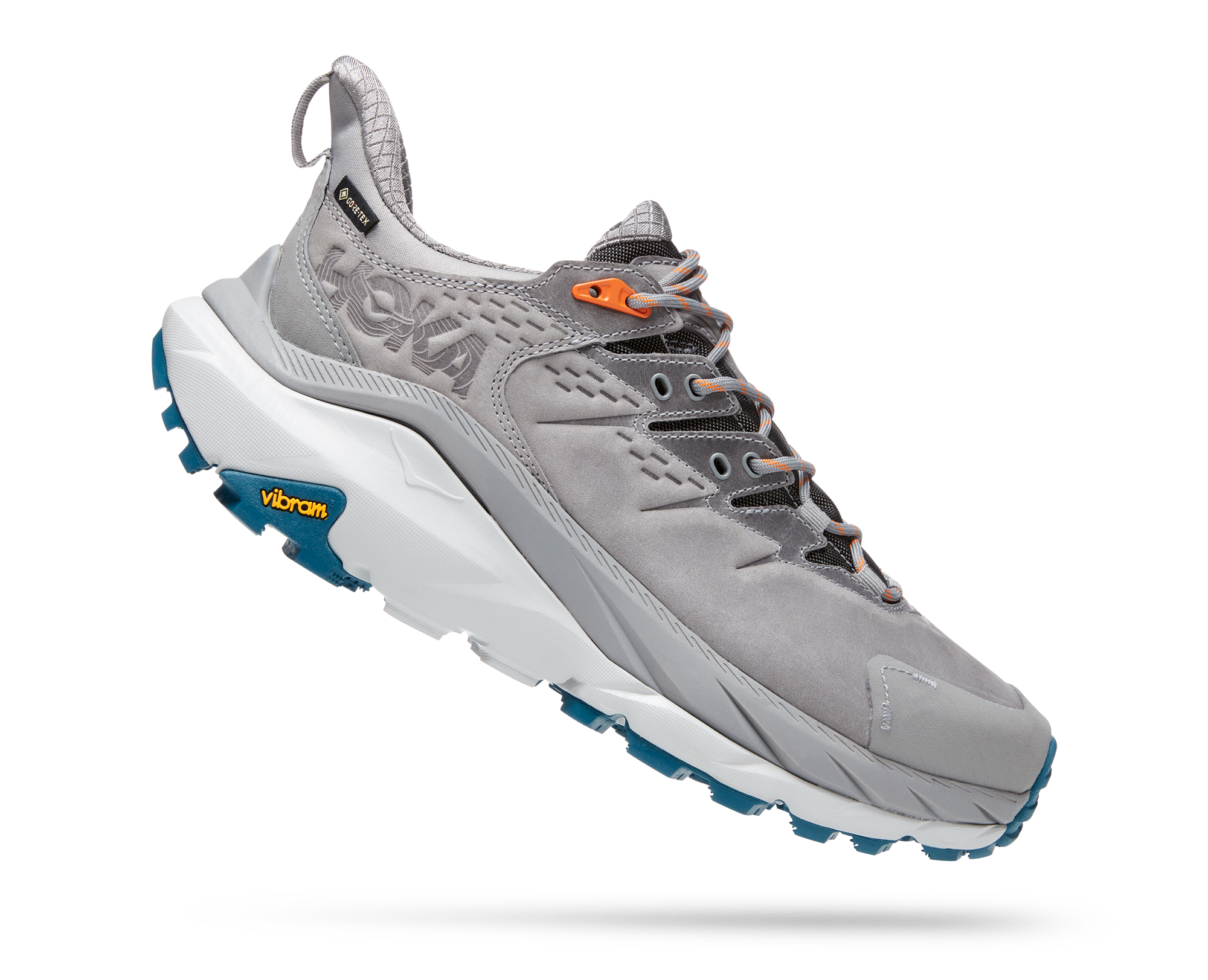 Hoka Men's KAHA 2 LOW GTX SBCRL SHARKSKIN/BLUE CORAL