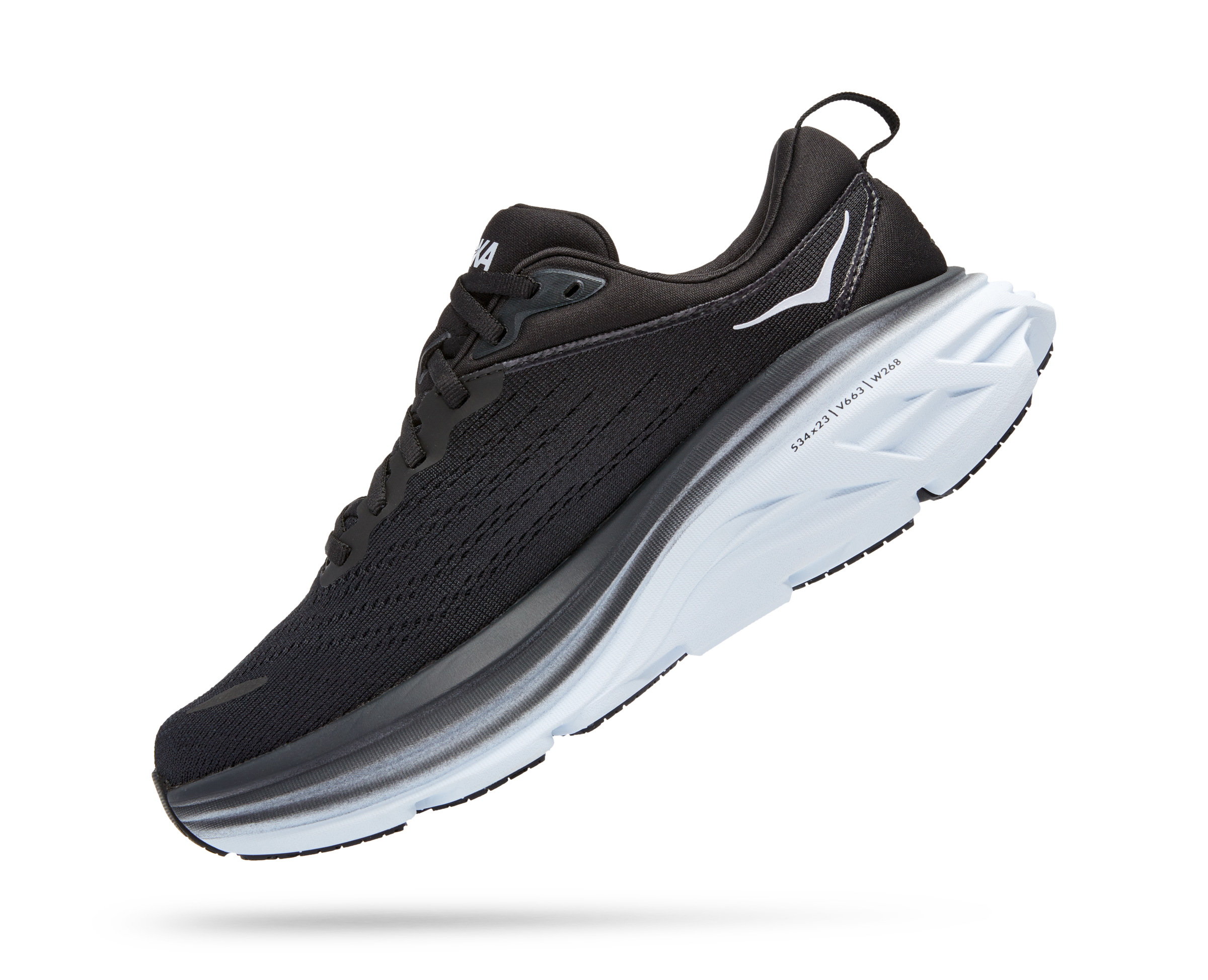 Hoka Women's BONDI 8 BWHT Black/White
