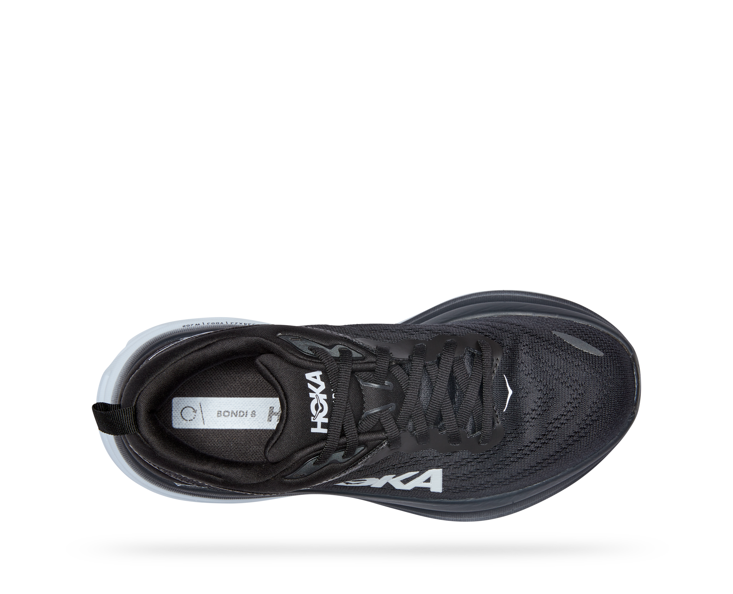 Hoka Women's BONDI 8 BWHT Black/White