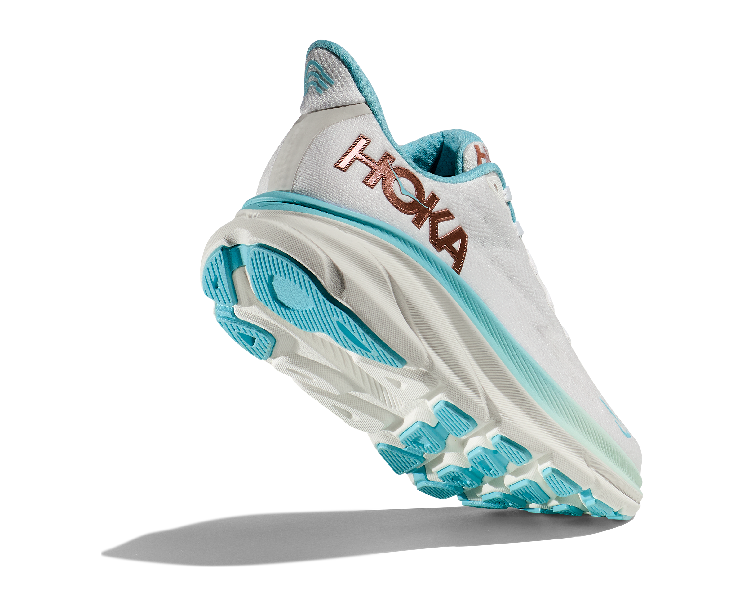 Hoka Women's CLIFTON 9 WIDE FTRS Frost/RoseGold