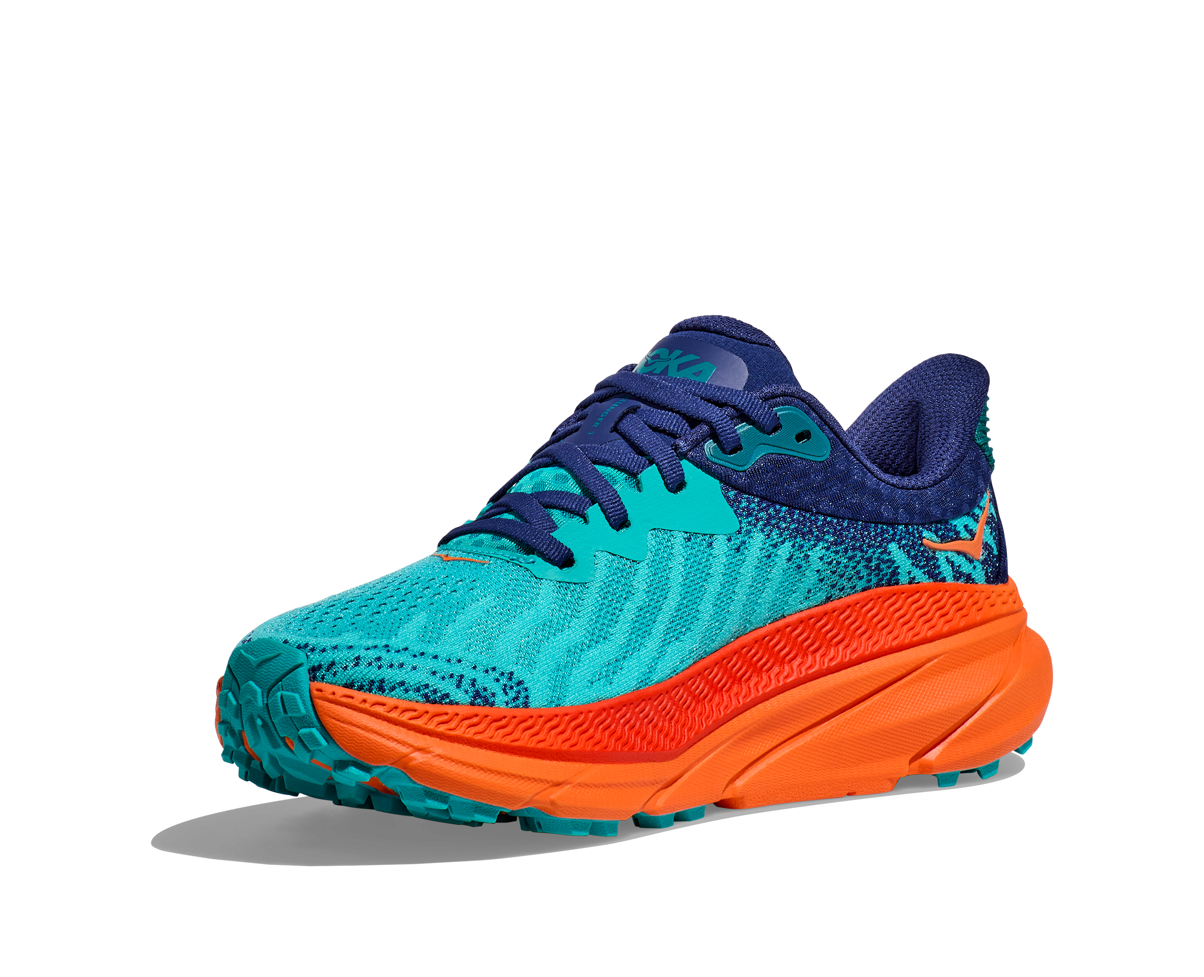 Hoka Challenger 7 Ceramic Vibrant Orange Trail Running Shoes Hoka WOMEN main image 4