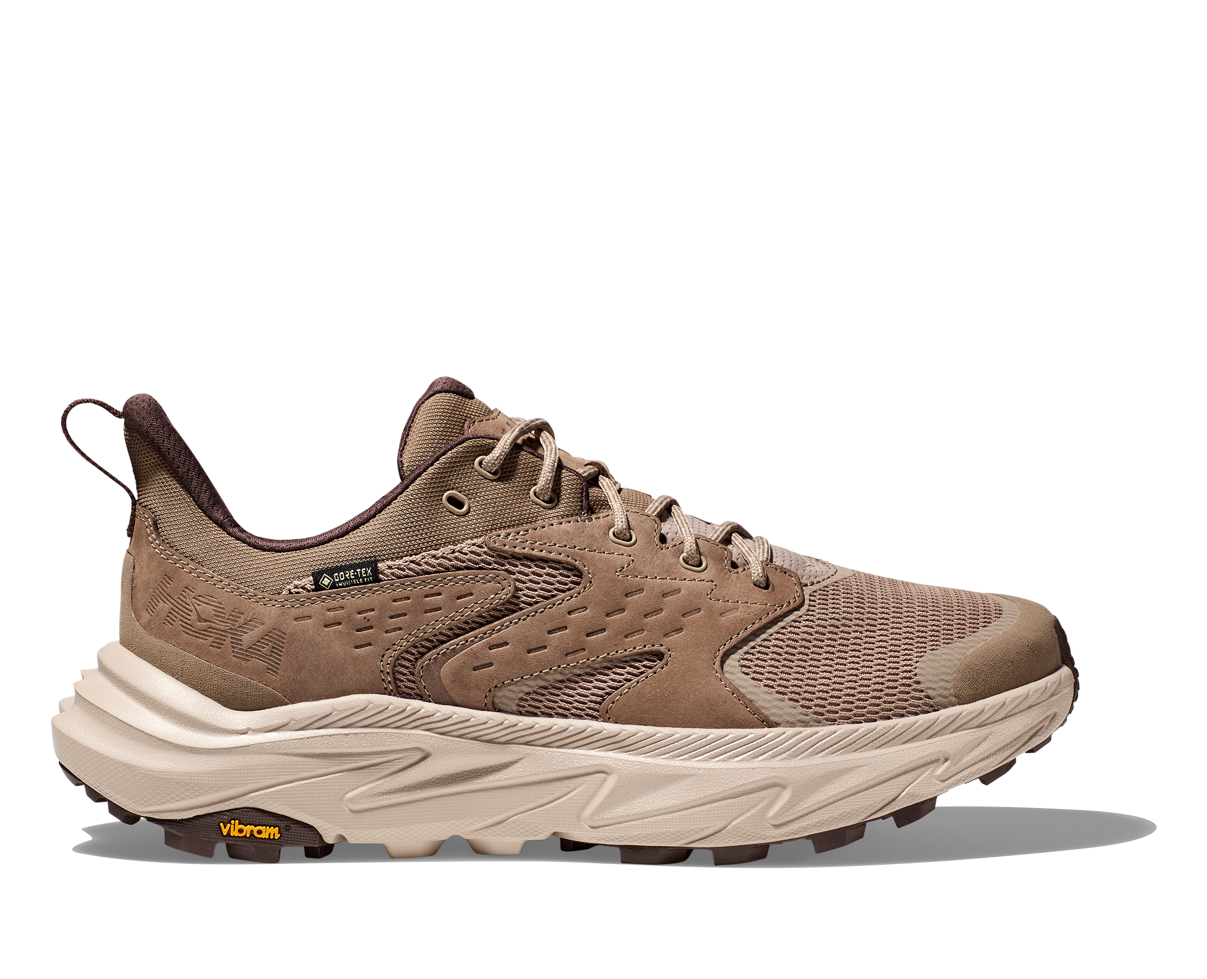 靴 HOKA ANACAPA 2 LOW GTX Hoka Men's ANACAPA 2 LOW GTX DUNE / OXFORD TAN