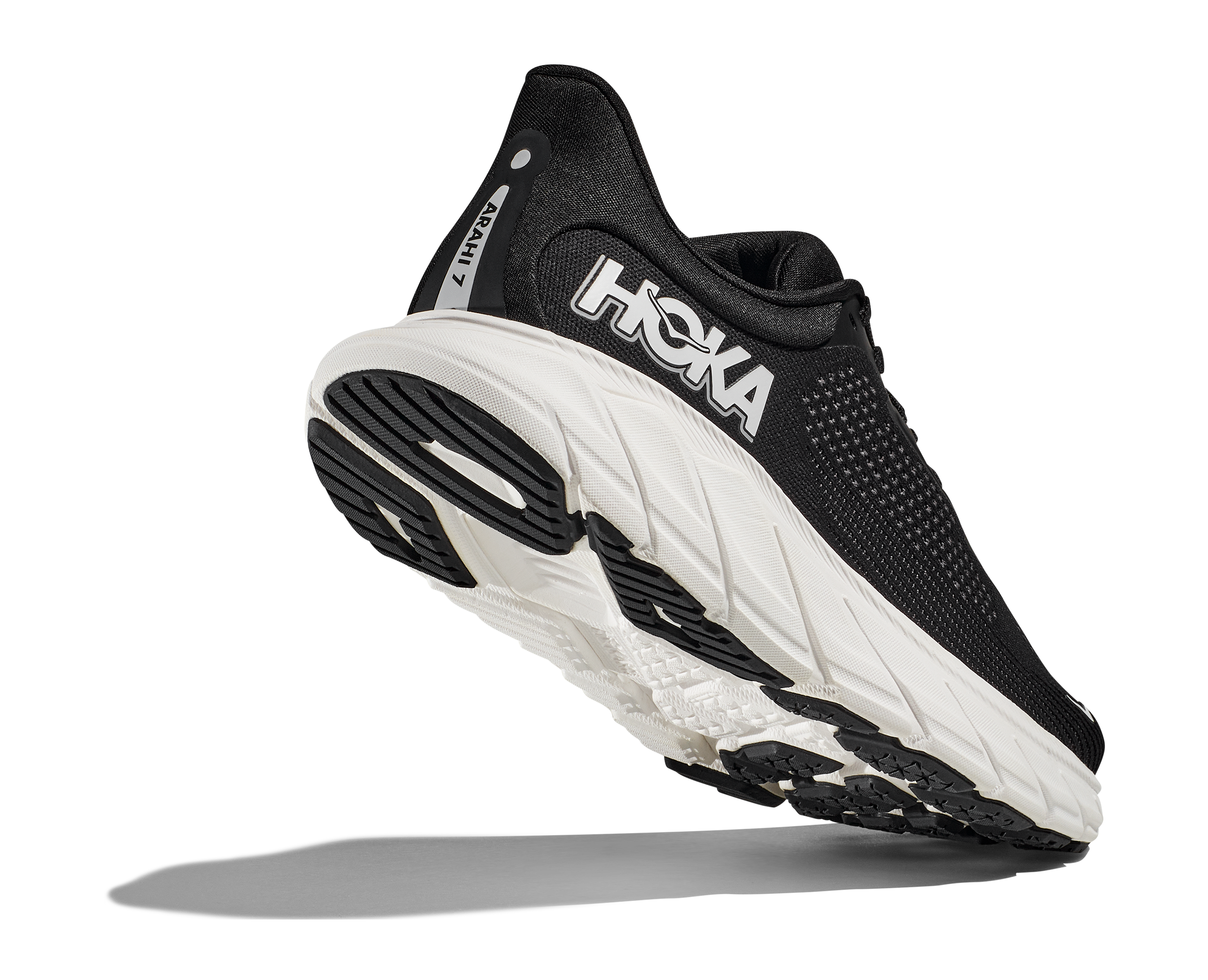 Hoka One One Arahi 7 Shoes Mens Size 12 Black White Running Sneaker 1147850 BWHT Hoka Men main image 3