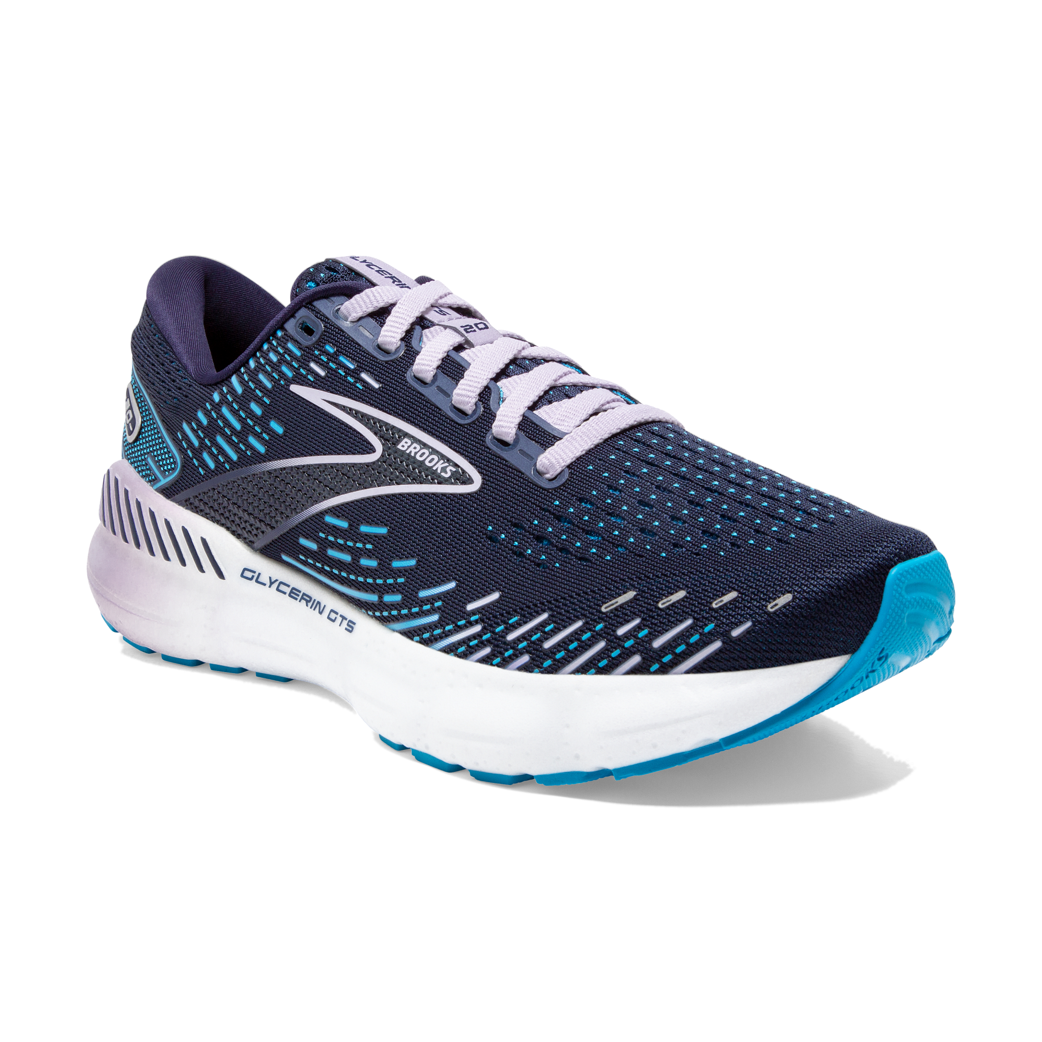 Brooks Women's Glycerin GTS 20 Peacoat/Ocean/Pastel Lilac