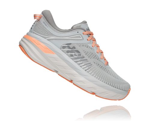 Hoka Women's Bondi 7 HMSH HARBOR MIST/SHARKSKIN