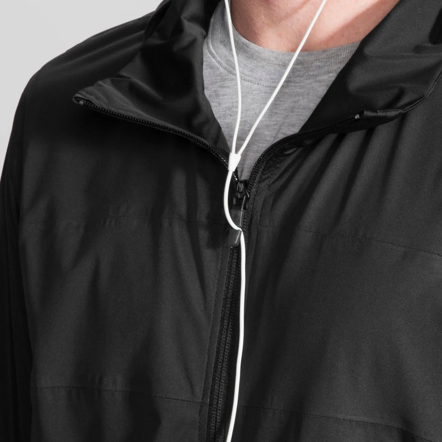 Brooks Mens Hideout Jacket Black