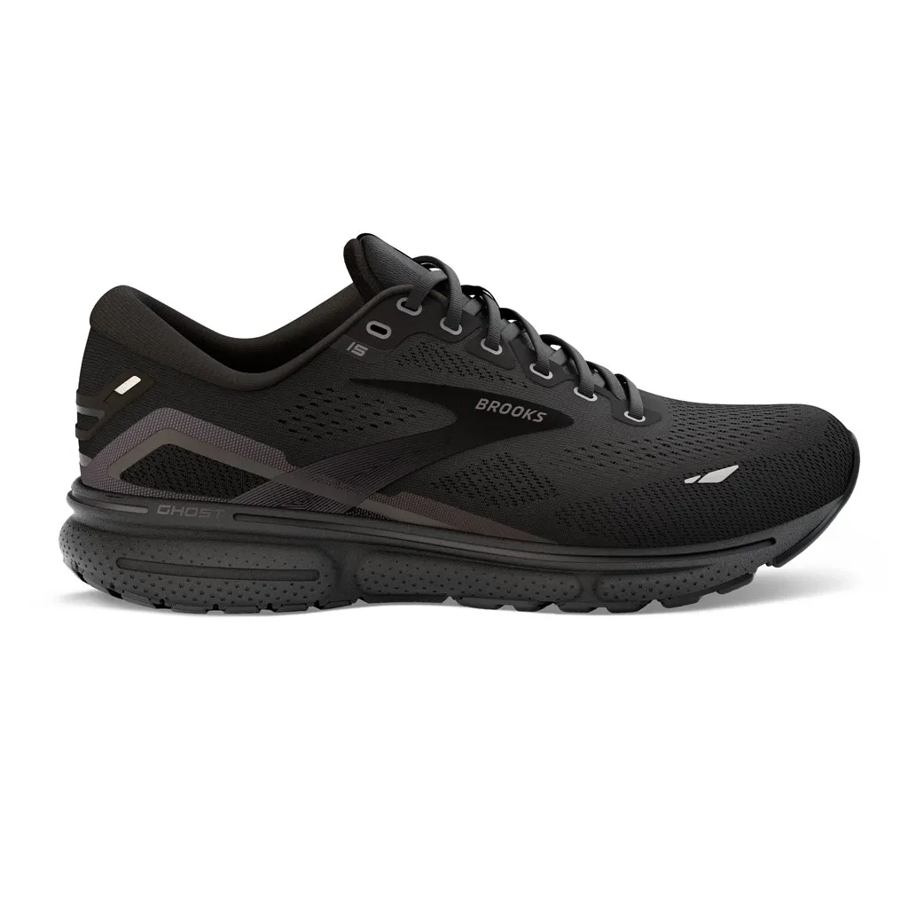 Brooks Men's Ghost 15 020 Black/Black/Ebony