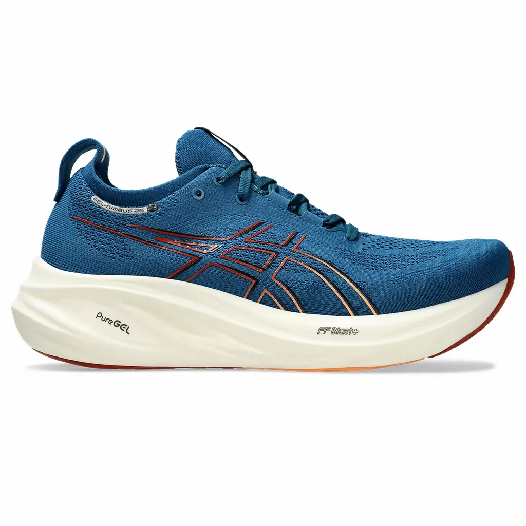 Asics Men's GEL-NIMBUS 26 404 RichNavy/FadedOrange